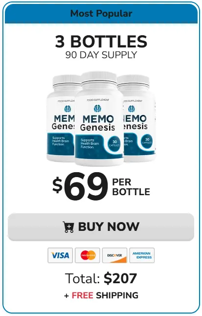 Buy MemoGenesis 1 Bottle